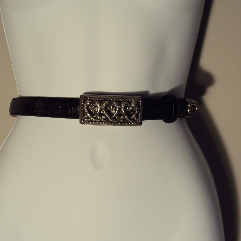 Brighton Belt. Alligator print.